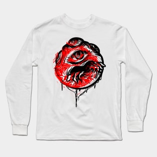 Line Art Two Tone Long Sleeve T-Shirt